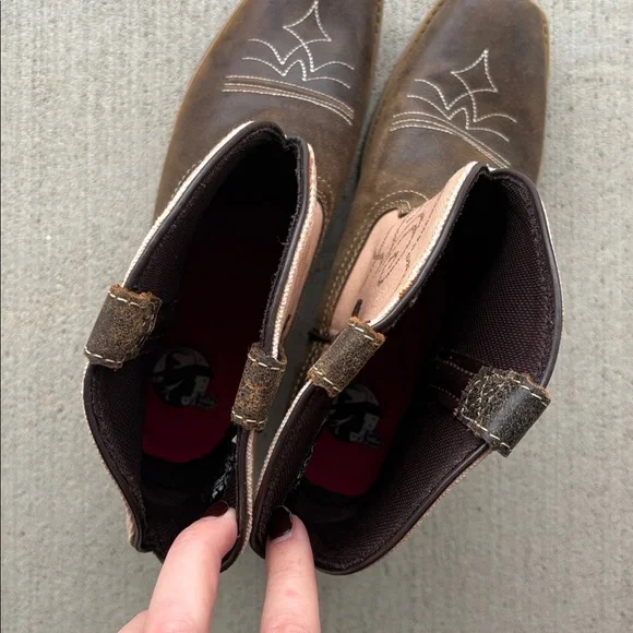 NEW Justin Boots 6” Chellie Quake Boot in Brown Cream Women’s 8B - Picture 7 of 9